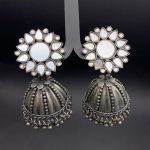 MIRROR JHUMKA EARRINGS