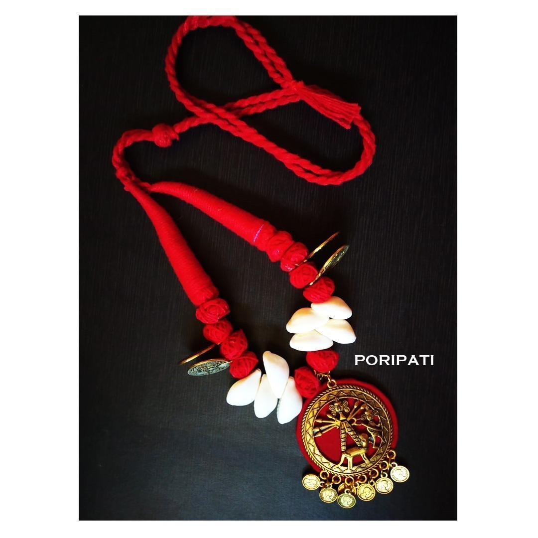 IMG-20201121-WA0011 - Shreyasi Sadhukhan Boho Durga Necklace Set - Image 3