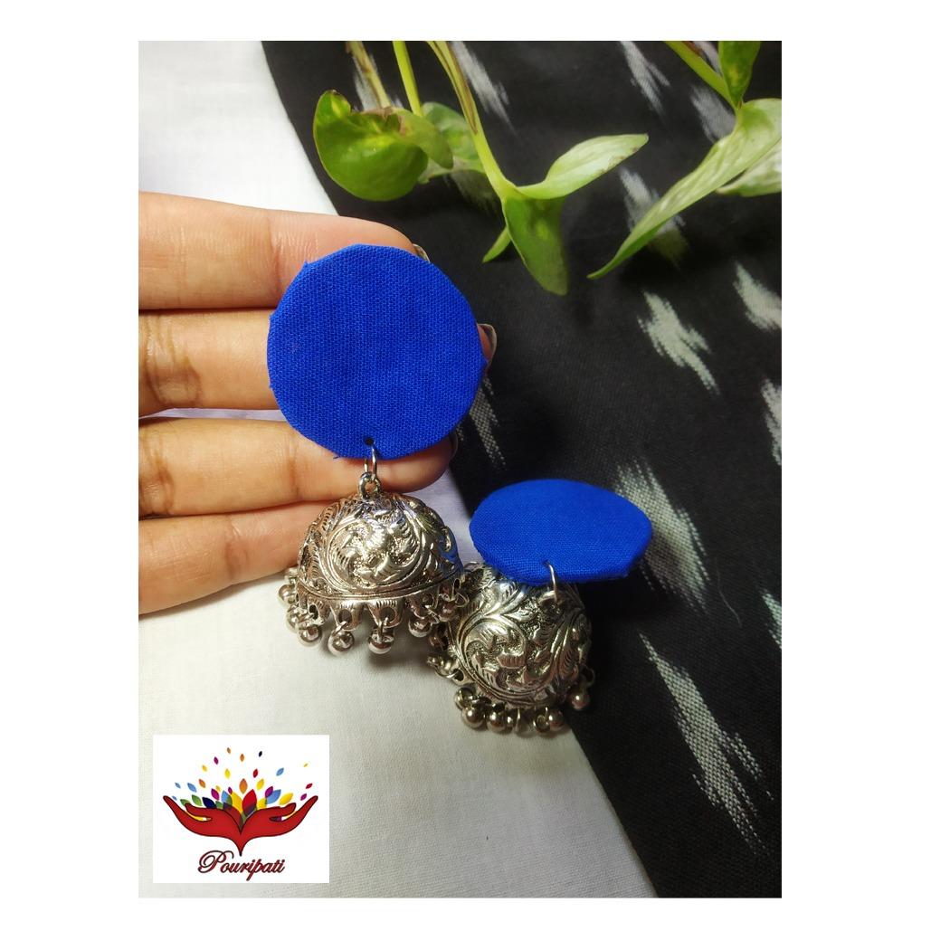 IMG-20211021-WA0099 - Shreyasi Sadhukhan (2) Handmade Oxidized Jhumka Earrings - Image 1