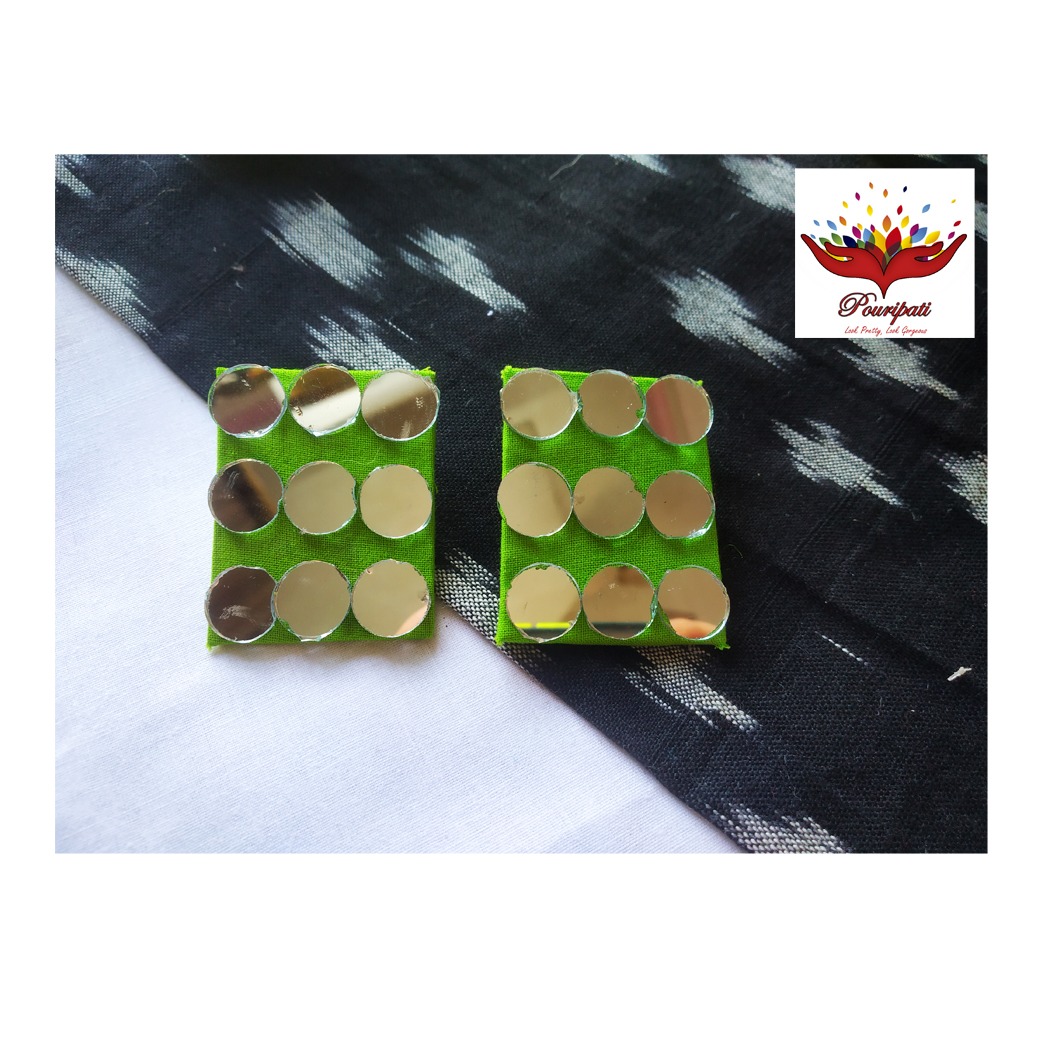 IMG-20211004-WA0015 - shreyasi sadhukhan Handmade Mirror Earring - Image 1