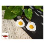 Omelette Clay Earrings
