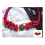 Cotton Beads Oxidized Choker Set - Image 3