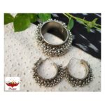 Ghungroo Earrings & Bangles Combo