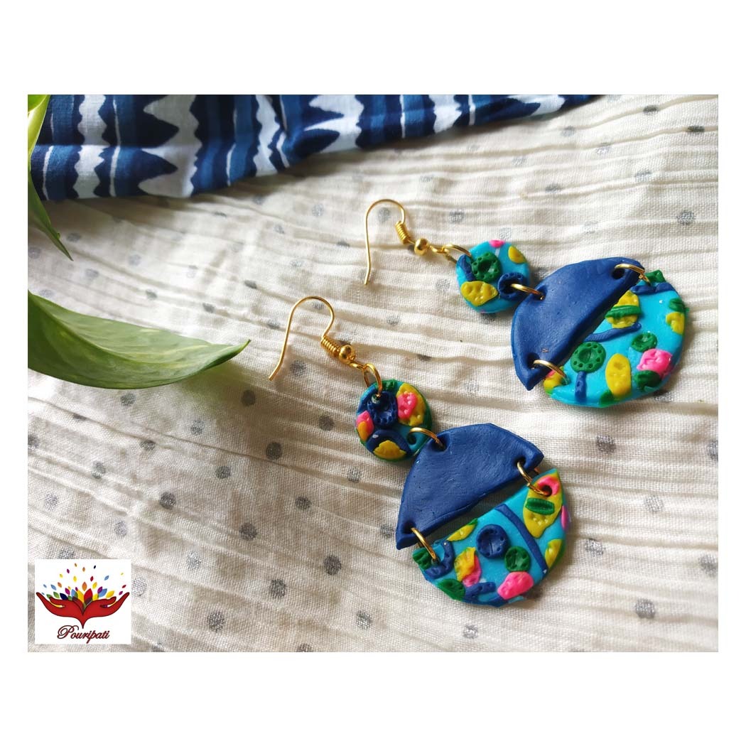 IMG-20220205-WA0003 - shreyasi sadhukhan Abstract Layered Earrings - Image 3