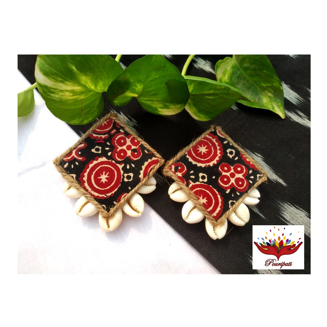 IMG-20211129-WA0096 - Shreyasi Sadhukhan Ajrakh Choker Combo - Image 5