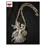 Oxidized Radha Krishna Necklace
