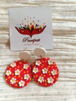 Floral Dangle Earrings - Image 3