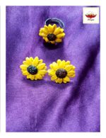Sunflower Earring – Ring Combo