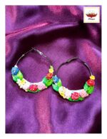 Hoop Rose Garden Earring - Image 2