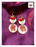 Elegant Snowman Earring