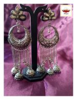 Oxidized Long Jhumka Earring
