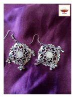Oxidized Classy Dangle Earrings