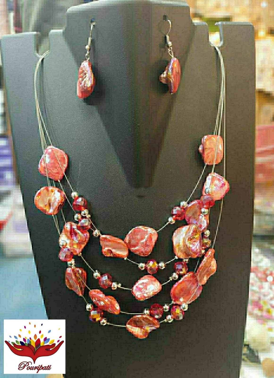 WhatsApp Image 2023-12-21 at 3.24.51 PM Beautiful MOP Necklace Set - Image 3