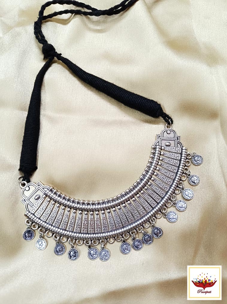 WhatsApp Image 2024-02-11 at 10.08.36 AM (17) Oxidized Gini Necklace - Image 1