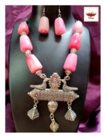 Jhumka Beads Necklace Set - Image 5