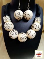 Statement Beads Necklace Set - Image 2