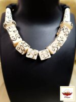 Tribal Bone Necklace Set - Image 3