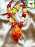 Sankha Beads Necklace Set - Image 3