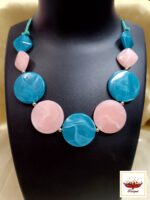 Monochrome Marble Effect - Statement Fashion Jewelry by Pouripati