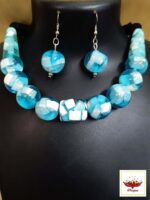 Mosaic of Magic Necklace Set - Checkered Charm Necklace - Image 3