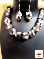 Mosaic of Magic Necklace Set - Checkered Charm Necklace - Image 5
