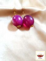 Statement Ganesha Pendant Necklace with Royal Purple Beads – Ethnic Divine Jewellery - Image 3