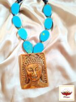 Serene Buddha & Turquoise Statement Necklace - Image 5