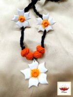 Handcrafted Siuli Clay Jewellery Set- Artisanal Clay Necklace Set