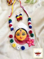 Boho-Style Durga Maa Necklace Set