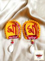 Handmade Traditional Terracotta Durga Maa Necklace Set - Image 3