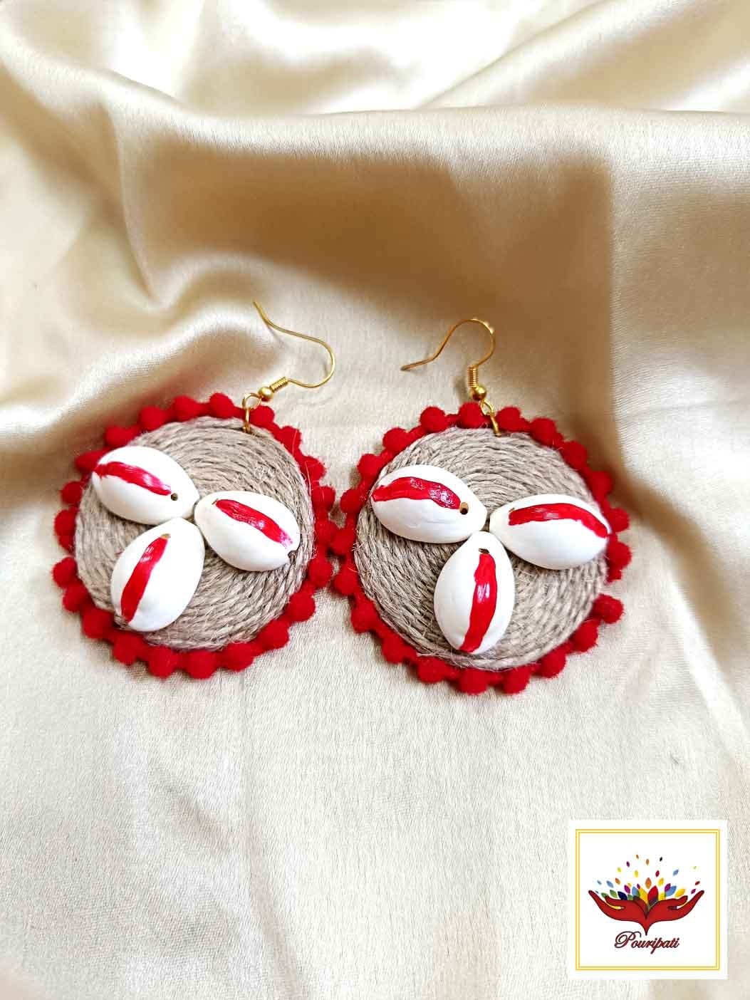 WhatsApp Image 2025-09-11 at 5.24.19 PM Handcrafted Durga Face Necklace Set with Cowrie Shells & Tribal Design - Image 3